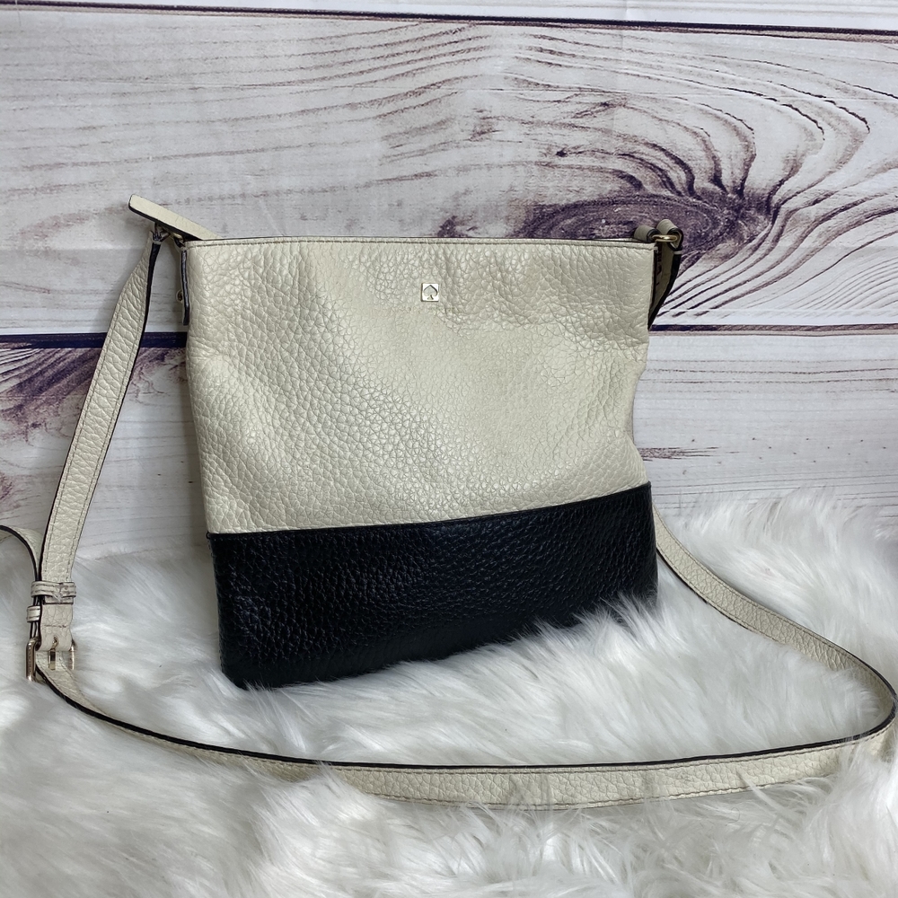 Kate Spade Color Block B&W Crossbody Purse